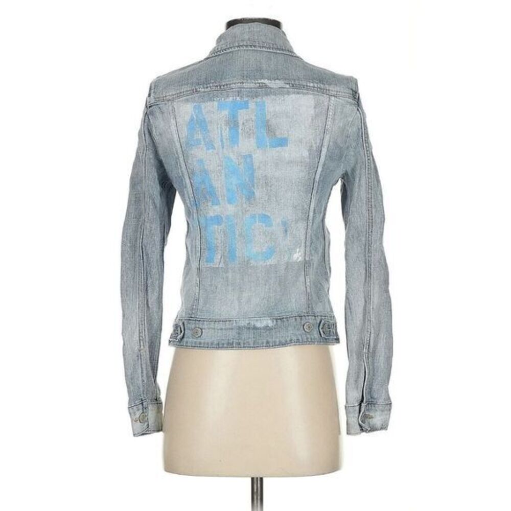 Levi's x Atlantic Records‎ Limited Edition Graffiti Style Jacket Womens S RARE!!